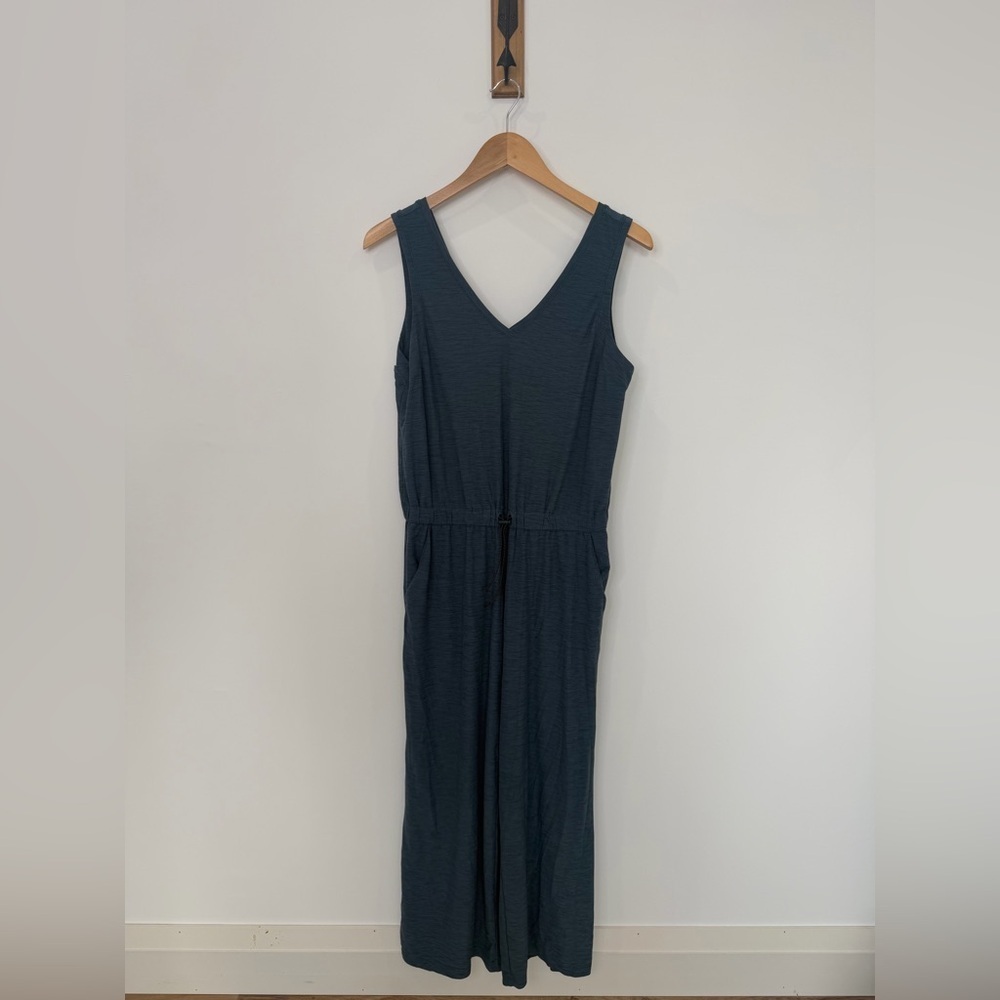 Old Navy Dark Teal Sleeveless Jumpsuit – Stretchy & Petite (Size Medium P) 💙✨
